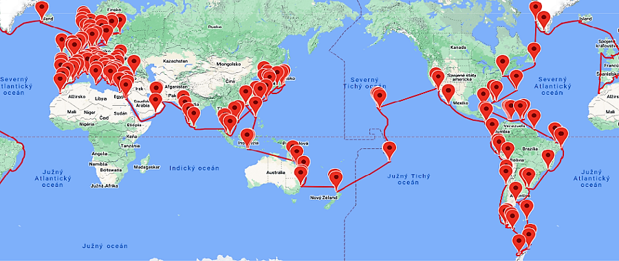 Najdlhšia plavba okolo sveta v histórii